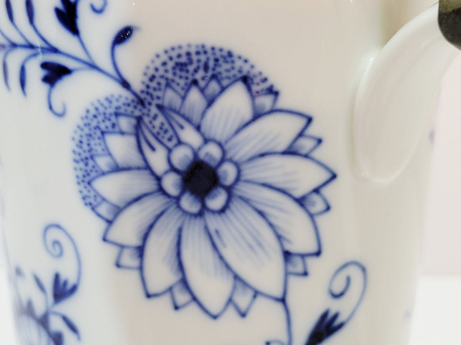 Porcelain Stein, German Beer Stein, Onion Pattern Stein - 8