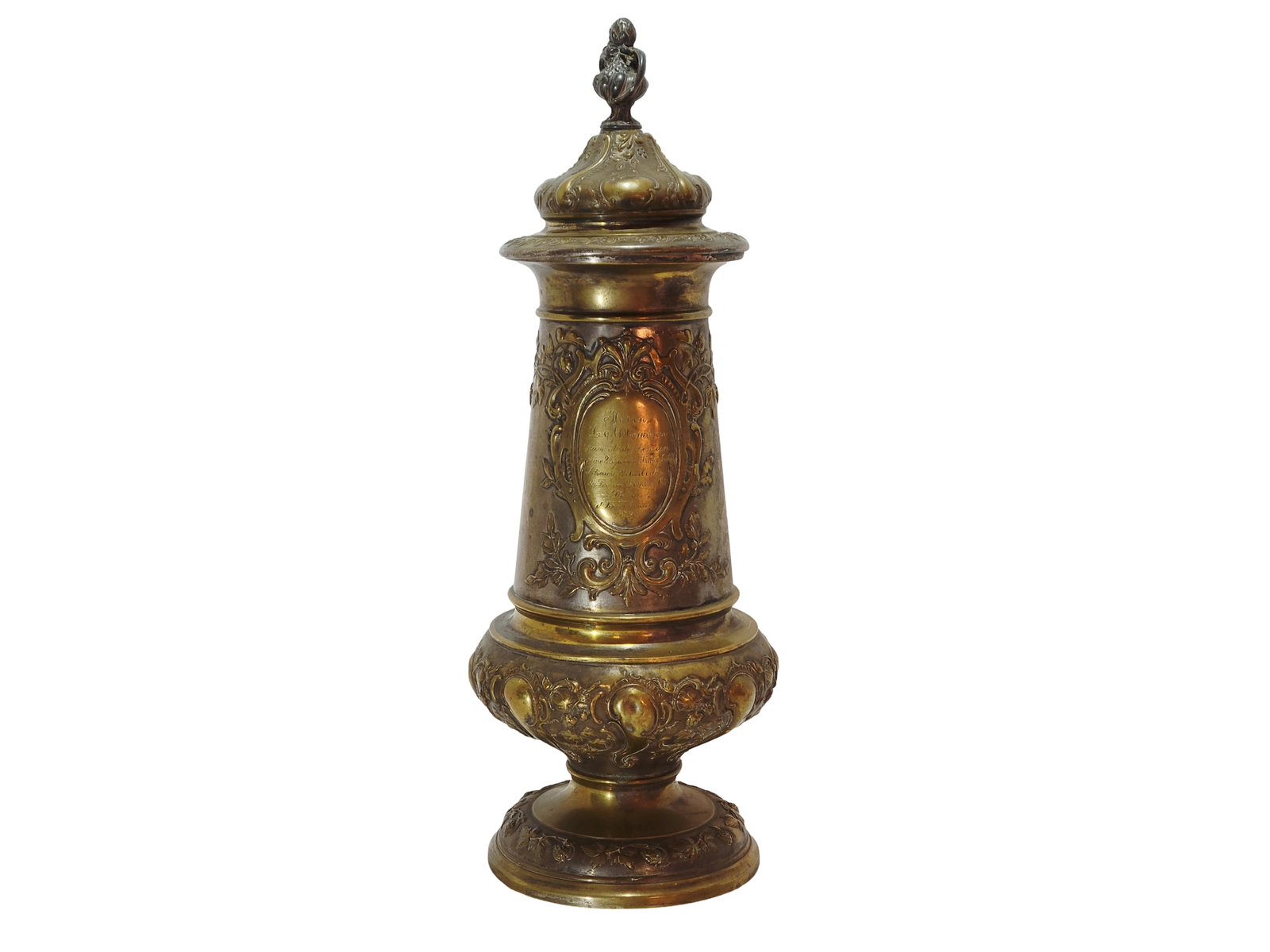 Brass Stein, German Beer Stein, Presentation Stein (1 of 12)