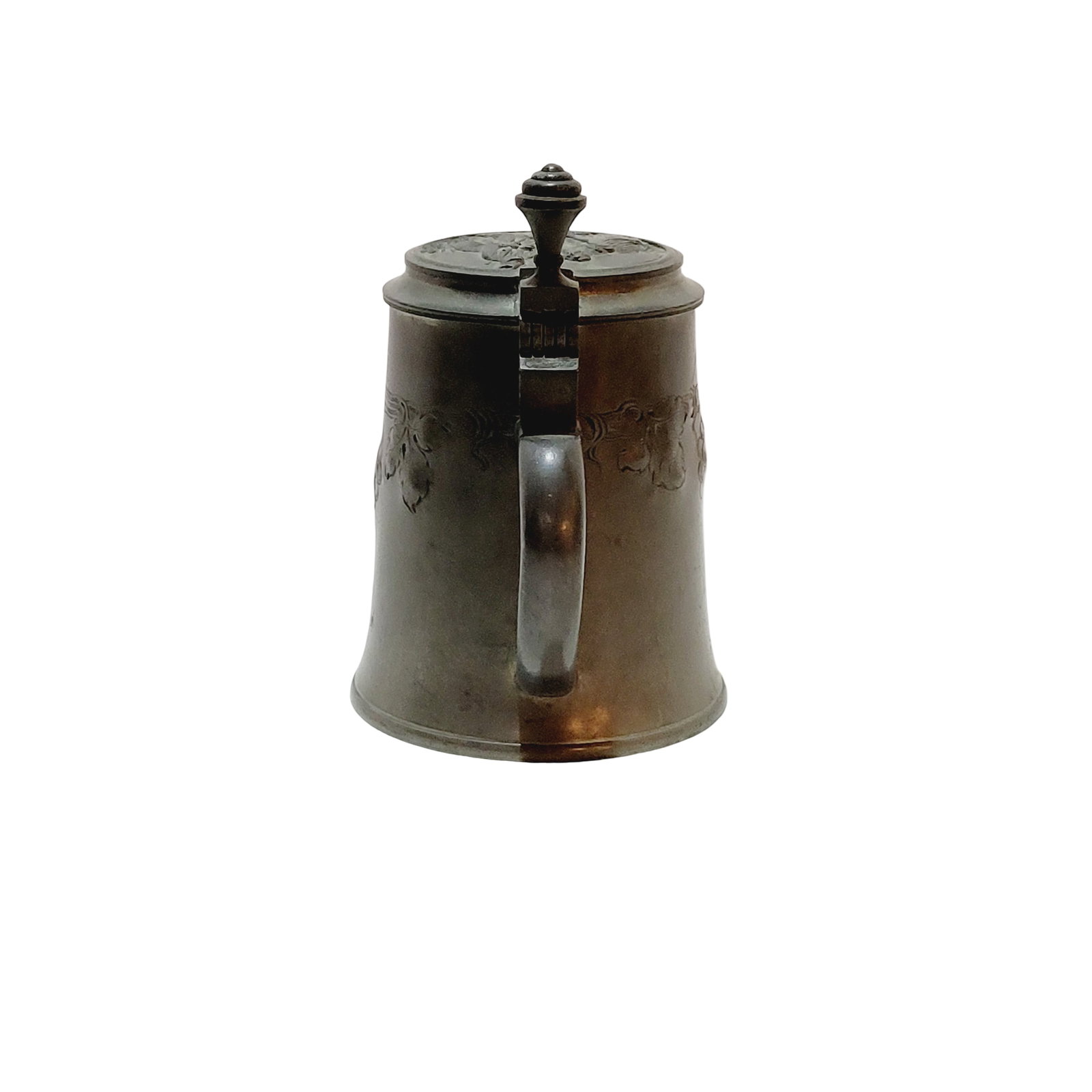 Pewter Stein, German Beer Stein, Grapevine Stein - 4