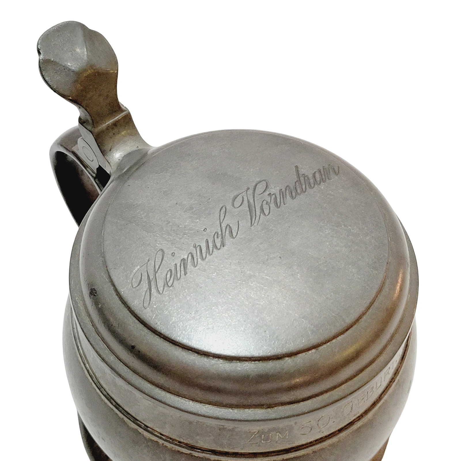 Pewter Stein, German Beer Stein, Presentation Stein - 9