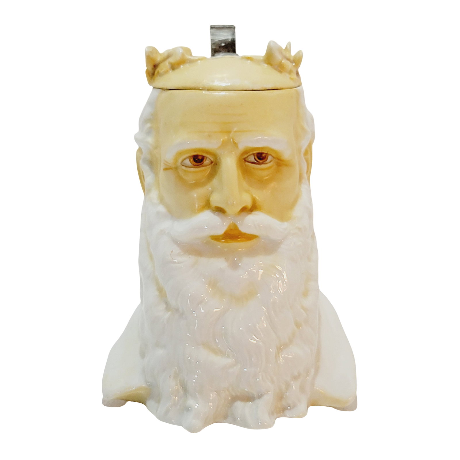 Schierholz & Sohn #41, German Character Stein, Friedrich Jahn with Laurel Wreath (1 of 17)