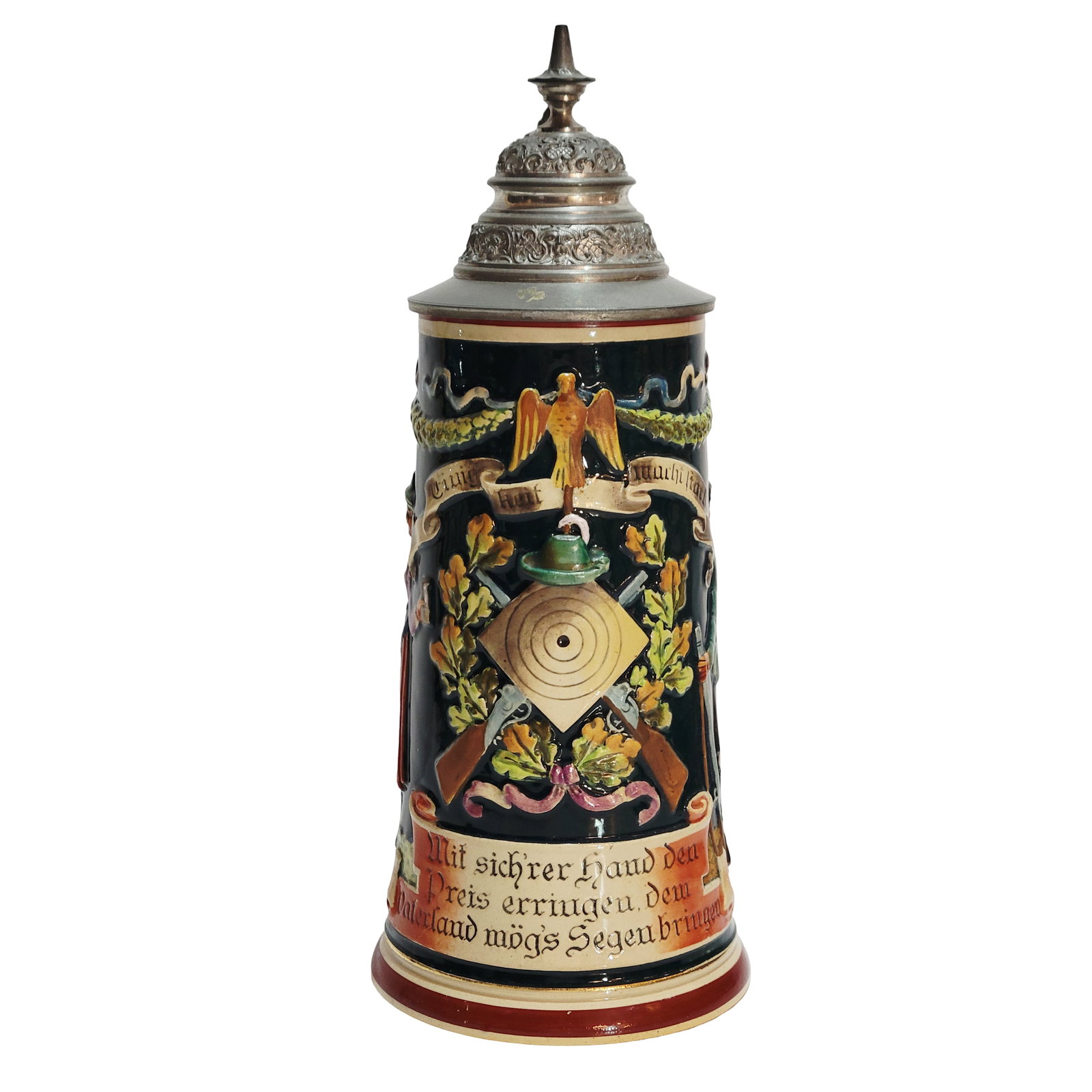 Marzi & Remy #1940, German Beer Stein, Shooting Symbols (1 of 13)