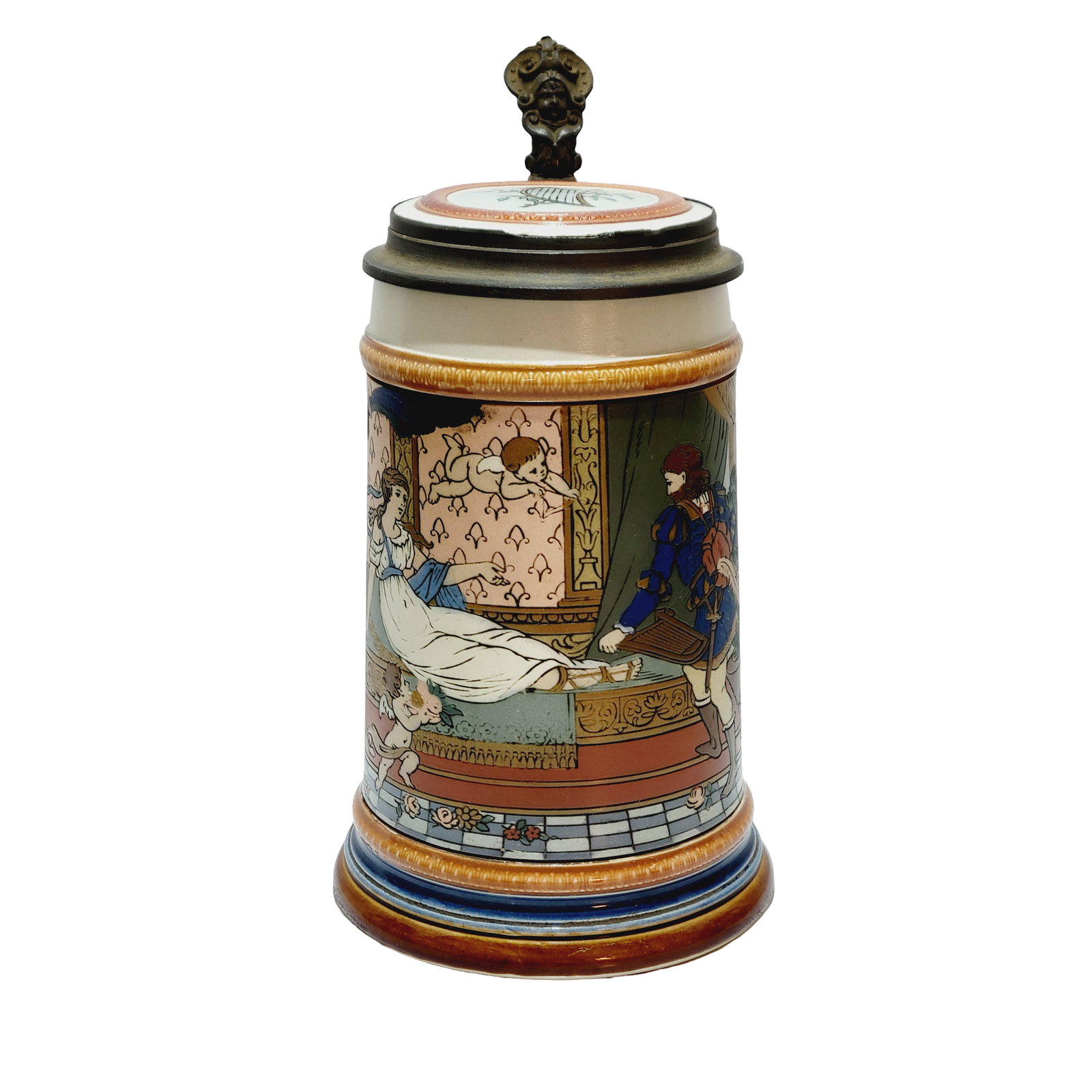 Villeroy & Boch Mettlach Stein #2401, German Beer Stein, Tannh?user in Venusberg (1 of 12)