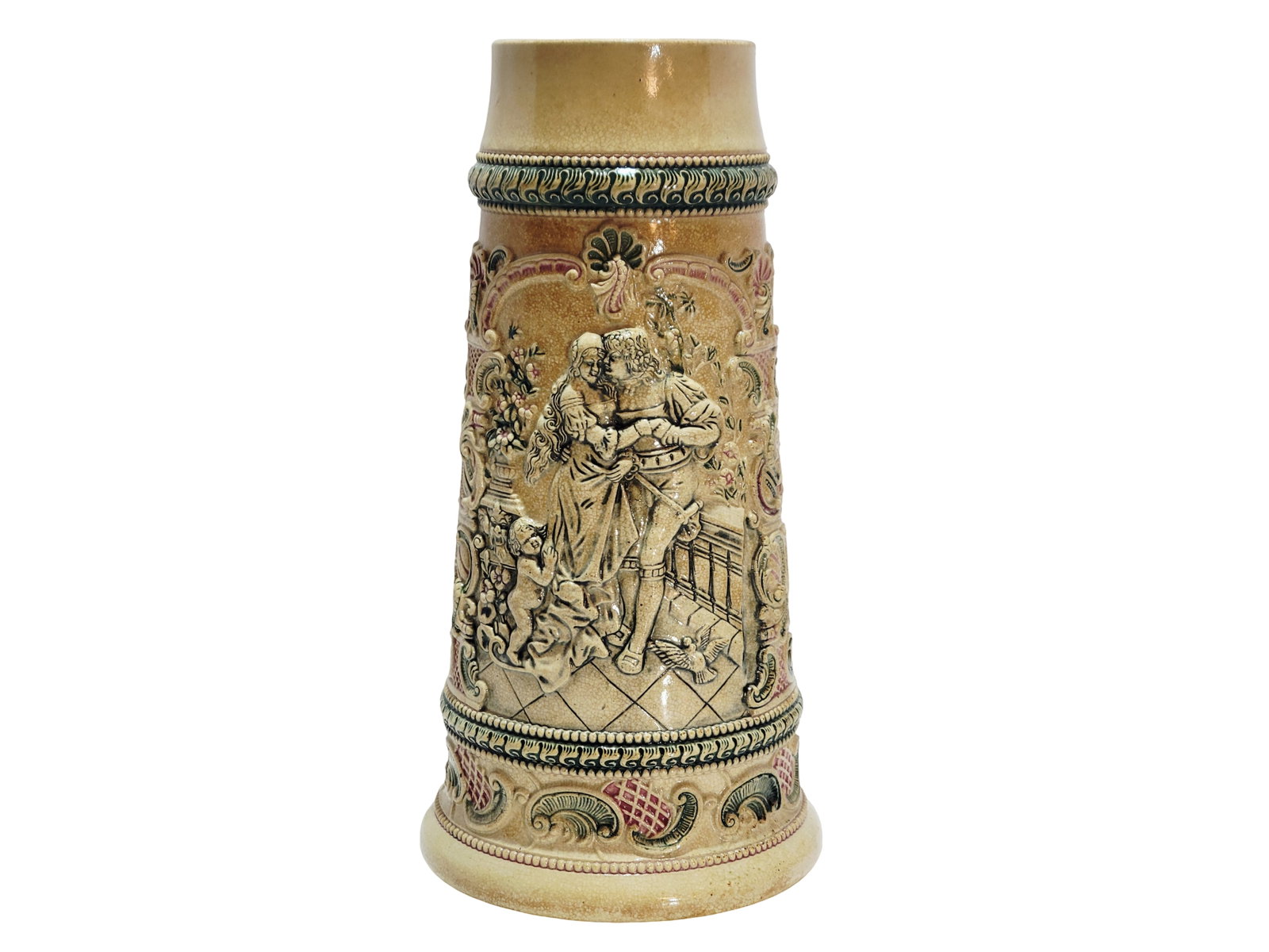 Adolf Diesinger #5, German Souvenir Beer Stein, Lovers (1 of 6)