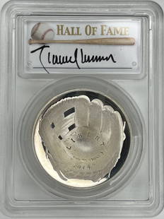 Randy Johnson Signed $1 Silver Baseball Coin PCGS: Randy Johnson Signed $1 Silver Baseball Coin PCGS Highlights: Authentic signature by Hall of Famer, Randy Johnson. Special release for baseball enthusiasts and coin aficionados alike.