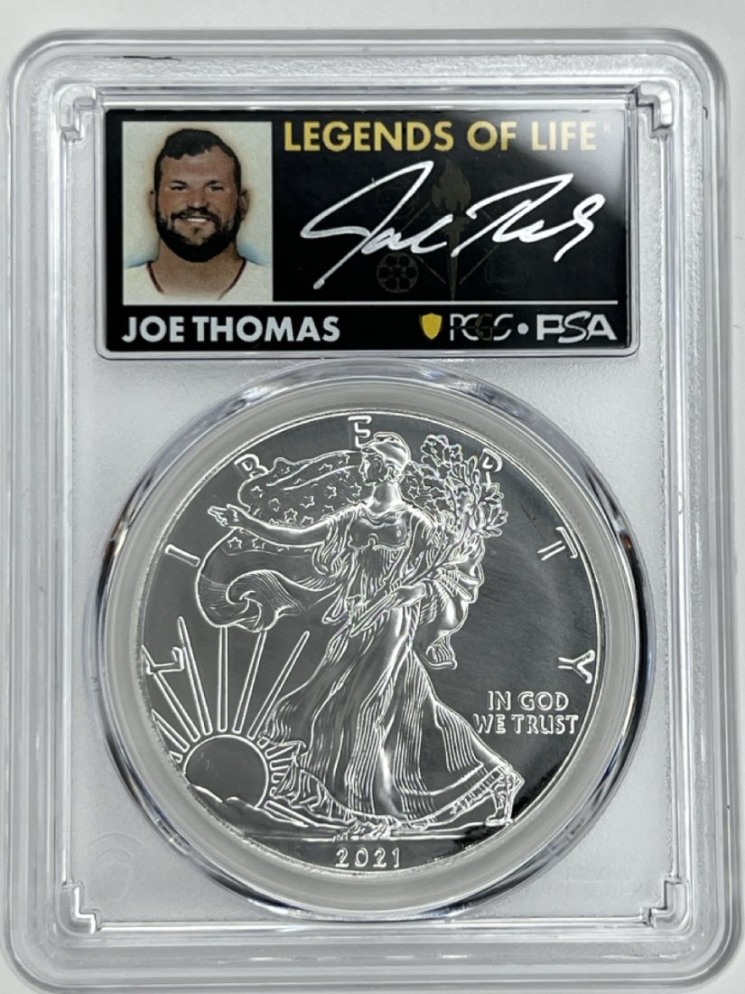 2021-P Joe Thomas Signed ASE PCGS MS70 (1 of 2)