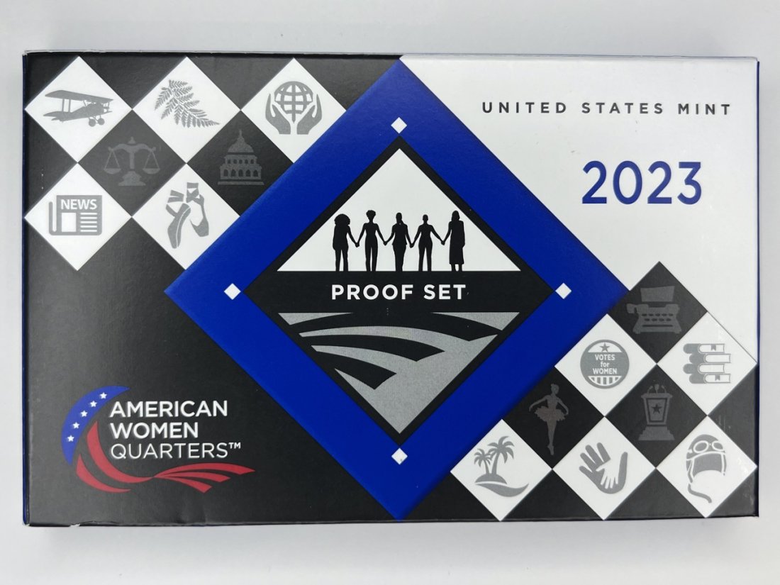2023 US Mint Women Quarter Proof Set 5 Coins: 2023 US Mint Women Quarter Proof Set Highlight: Featuring five illustrious women who have made indelible marks on American history, this exquisite quarter set is a testament to their enduring legacies
