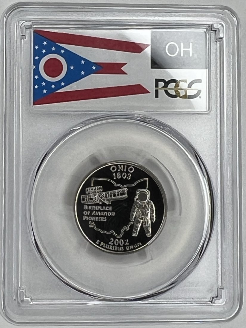 2002-S 25C Ohio PCGS PR69DCAM State Quarter (1 of 2)