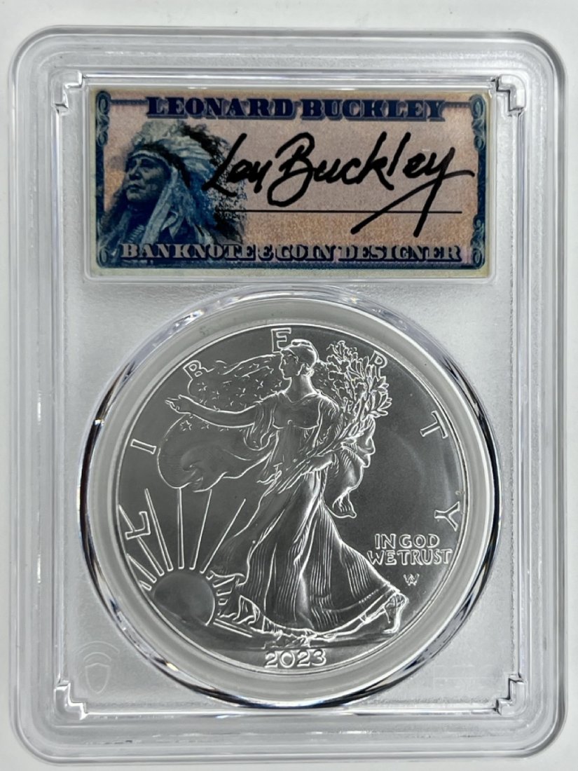 2023 Silver Eagle - Len Buckley Signed MS70 (1 of 2)