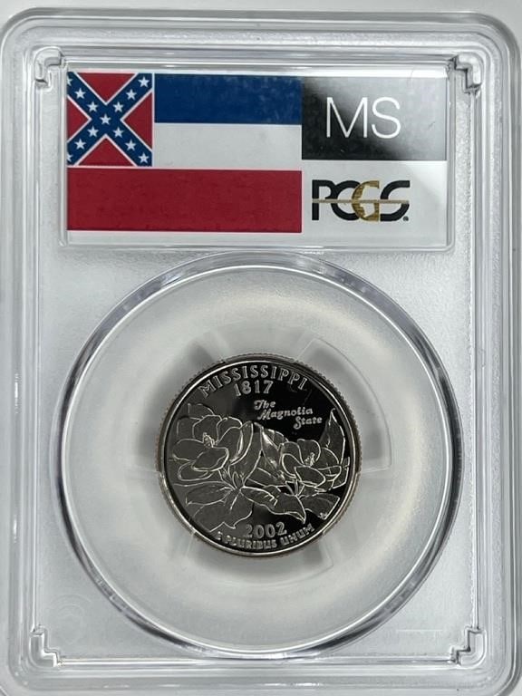 2002-S 25C Mississippi PCGS PR69DCAM State Quarter (1 of 2)