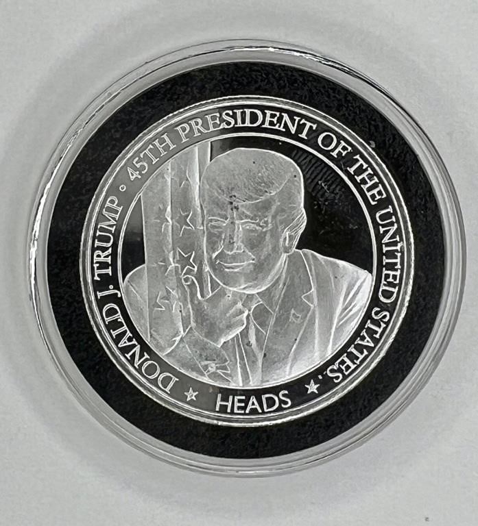 1oz .999 Silver Trump/Biden Flip Coin (1 of 2)
