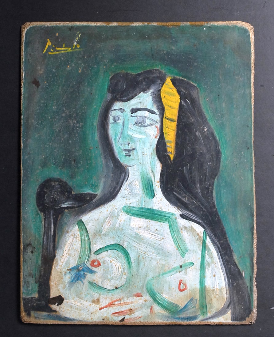 Pablo Picasso Oil on Board (1 of 15)