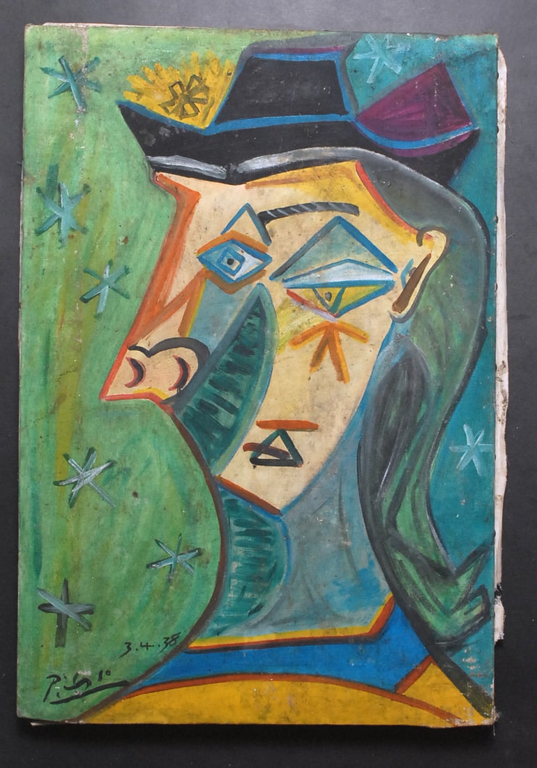 Picasso Oil on Canvas Vintage condition with COA (1 of 12)