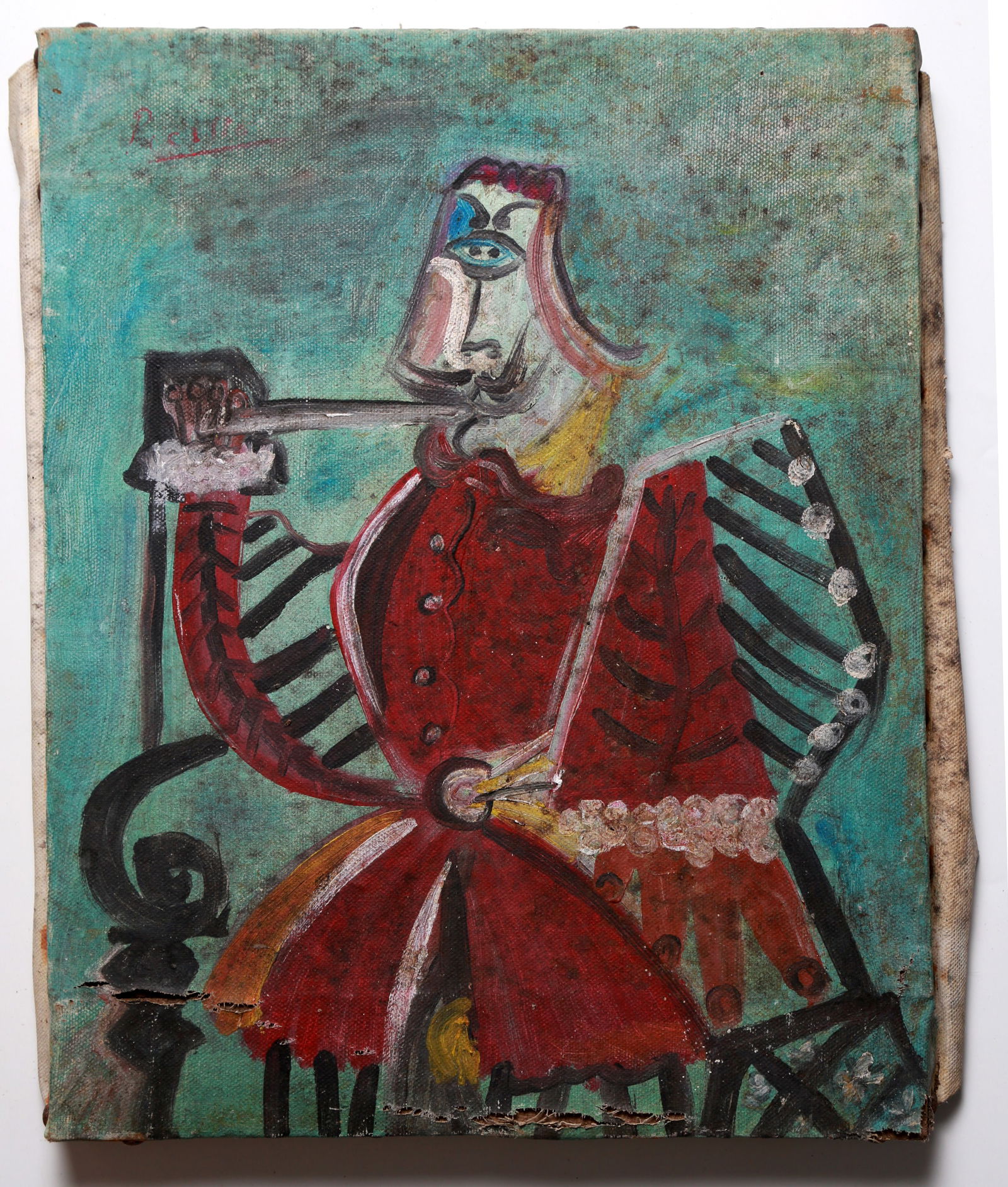 Picasso Oil Painting with Certificate of Authenticity (1 of 15)