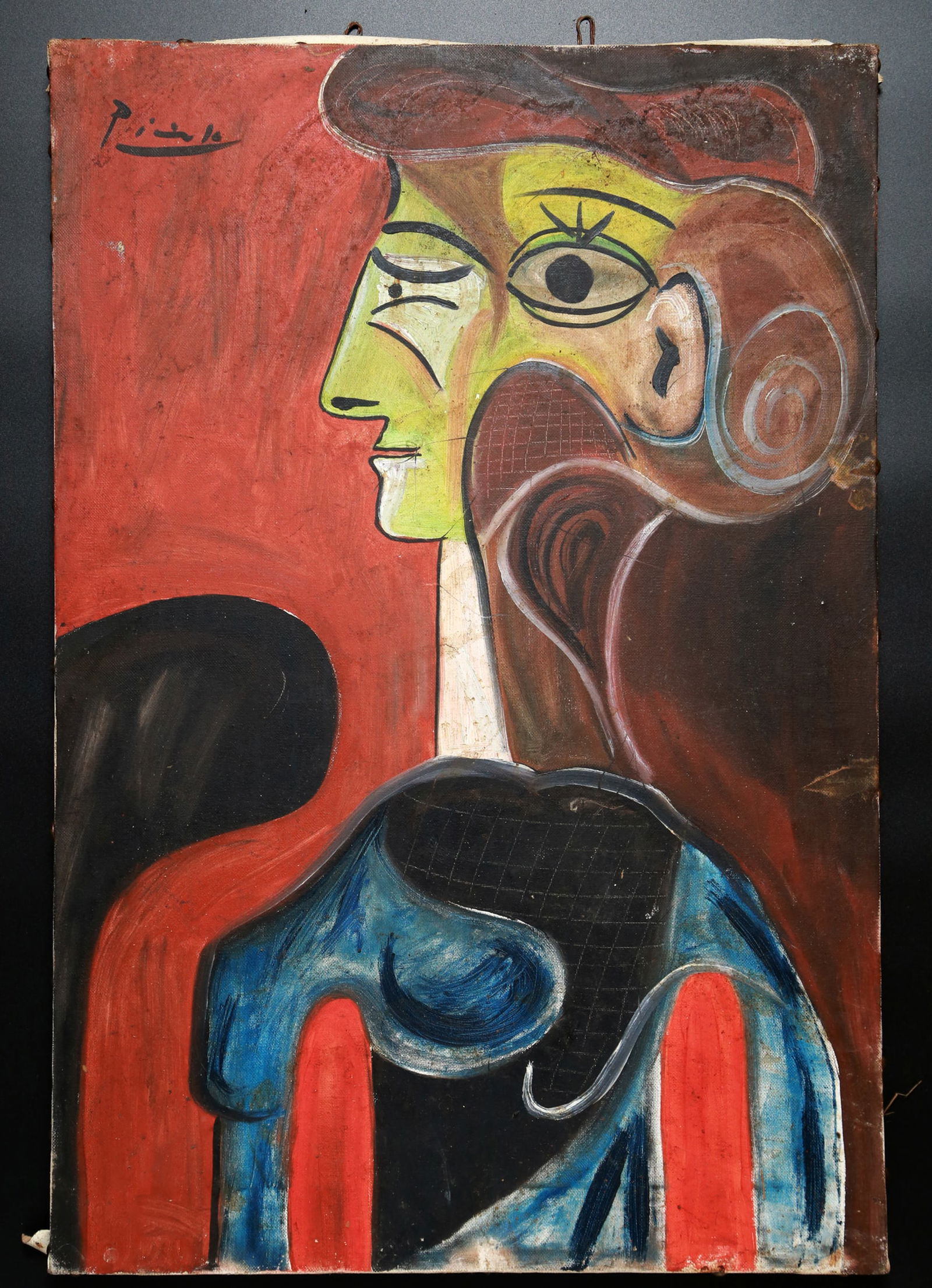 Pablo Picasso Oil on Canvas + Original Receipt + Letter of Valuation (1 of 19)