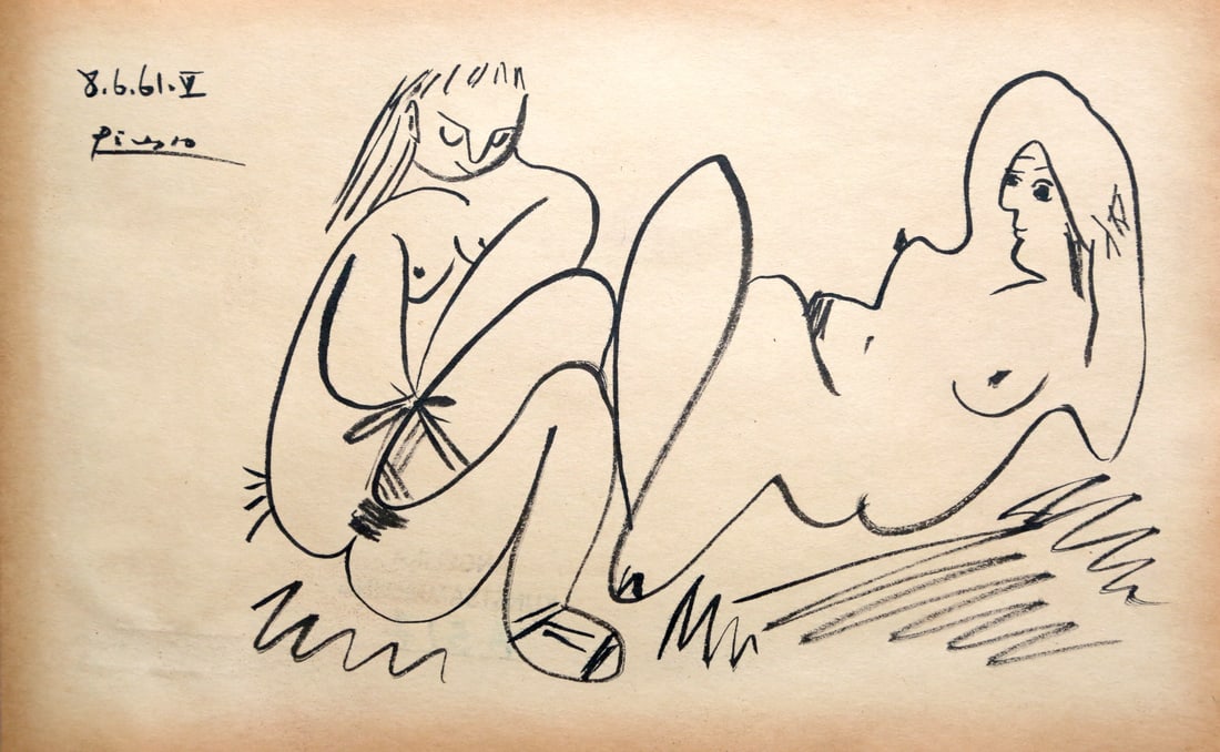 Pablo Picasso SUITE LES DEJEUNERS 1962 + COA (1 of 9)