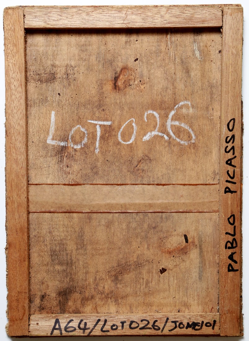 Pablo Picasso POTRAIT of WOMAN Painting on Board + COA (1 of 7)