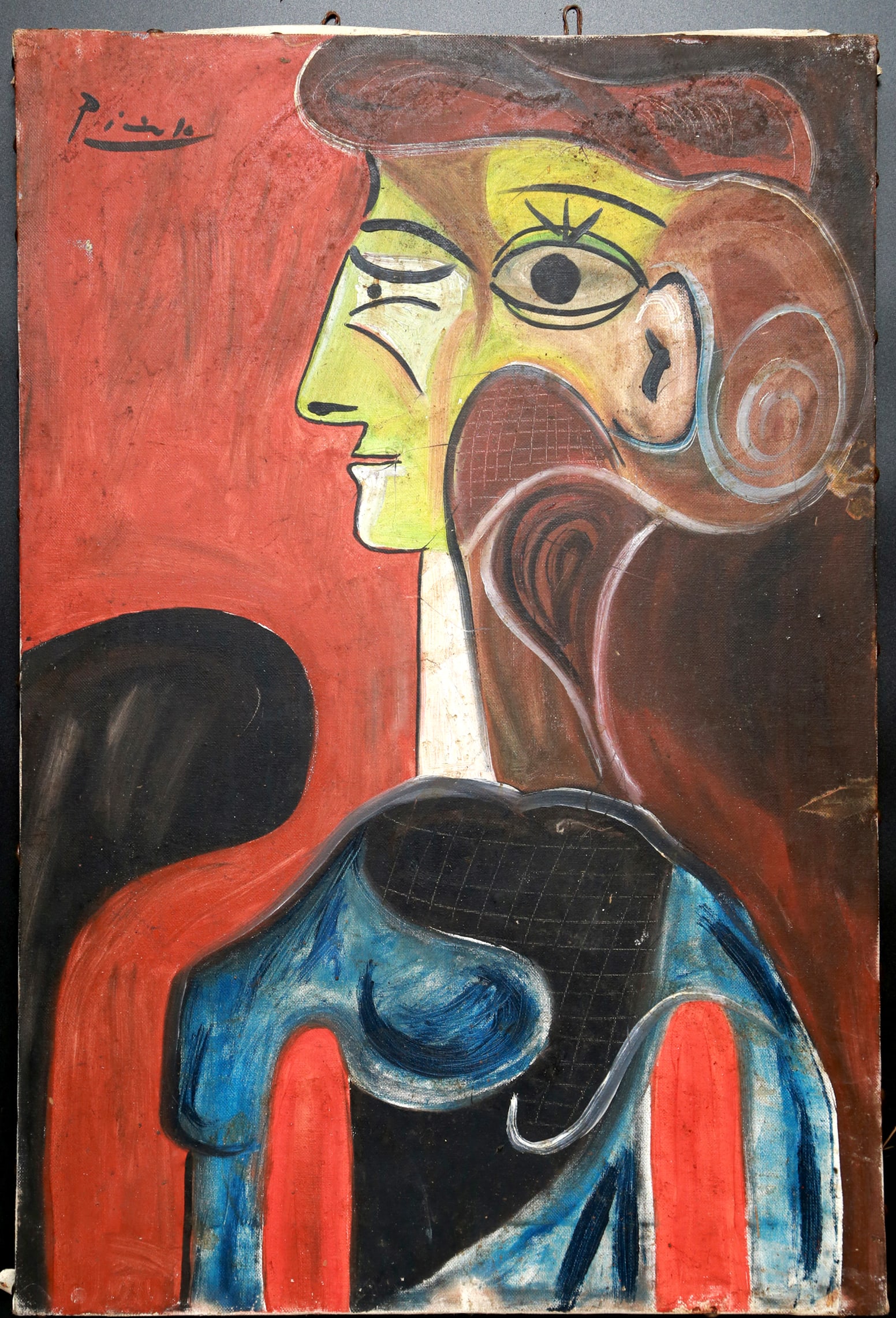 Pablo Picasso Oil on Canvas + Original Receipt + Letter of Valuation (1 of 19)