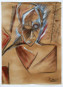 Pablo Picasso oil on Paper + COA (1 of 6)