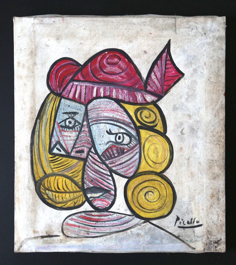 Pablo Picasso oil on Canvas Signed + COA (1 of 8)