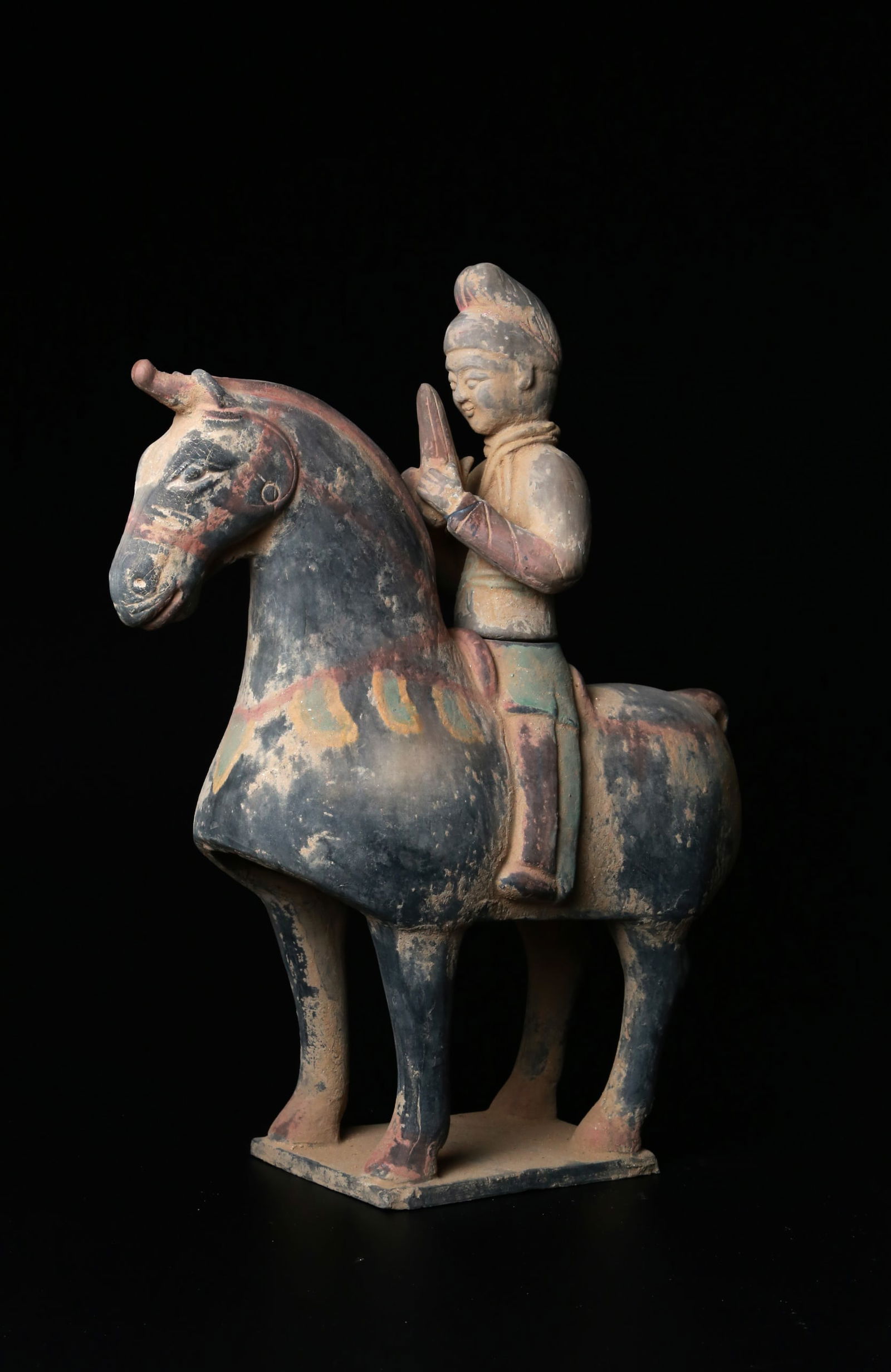 Chinese Ceramic Horse from Tang Dynasty (618 - 908) (1 of 13)