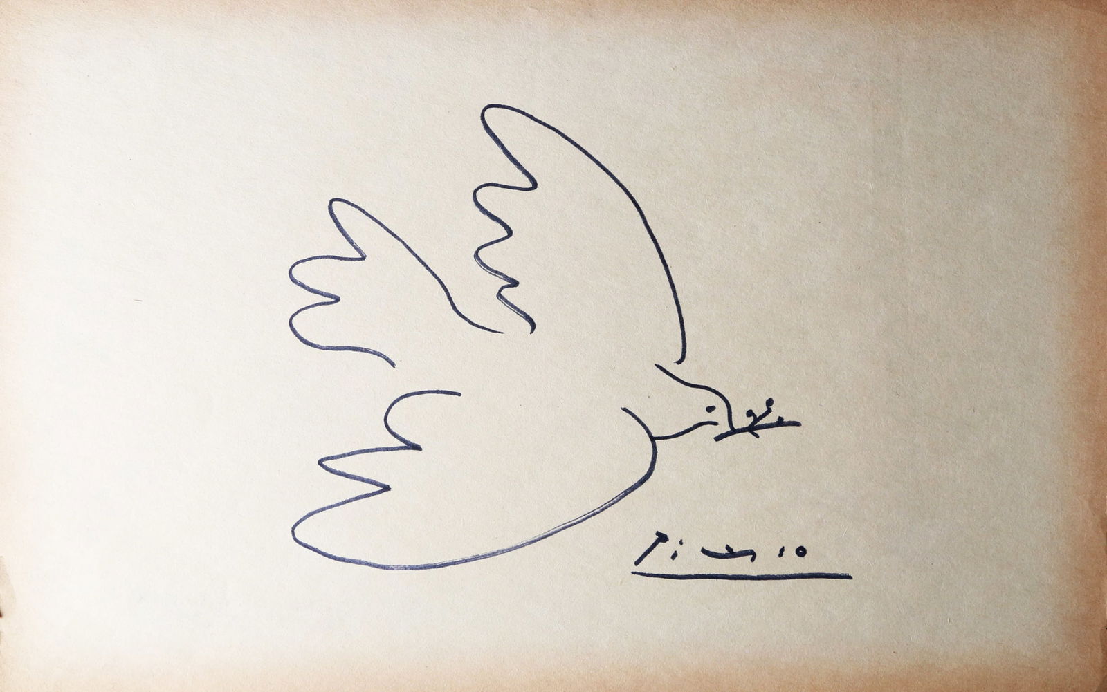 PABLO PICASSO ink on paper Signed + COA (1 of 6)