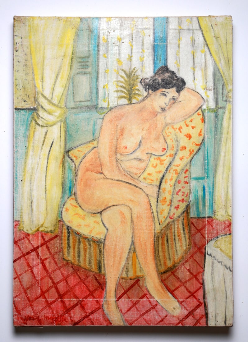 Henri Matisse Oil on Canvas: Henri Matisse Oil on Canvas Henri Matisse was born in 1896 in France. He is famous for his very colourful paintings. His mother encouraged him not to follow the normal rules of art, but to try out new