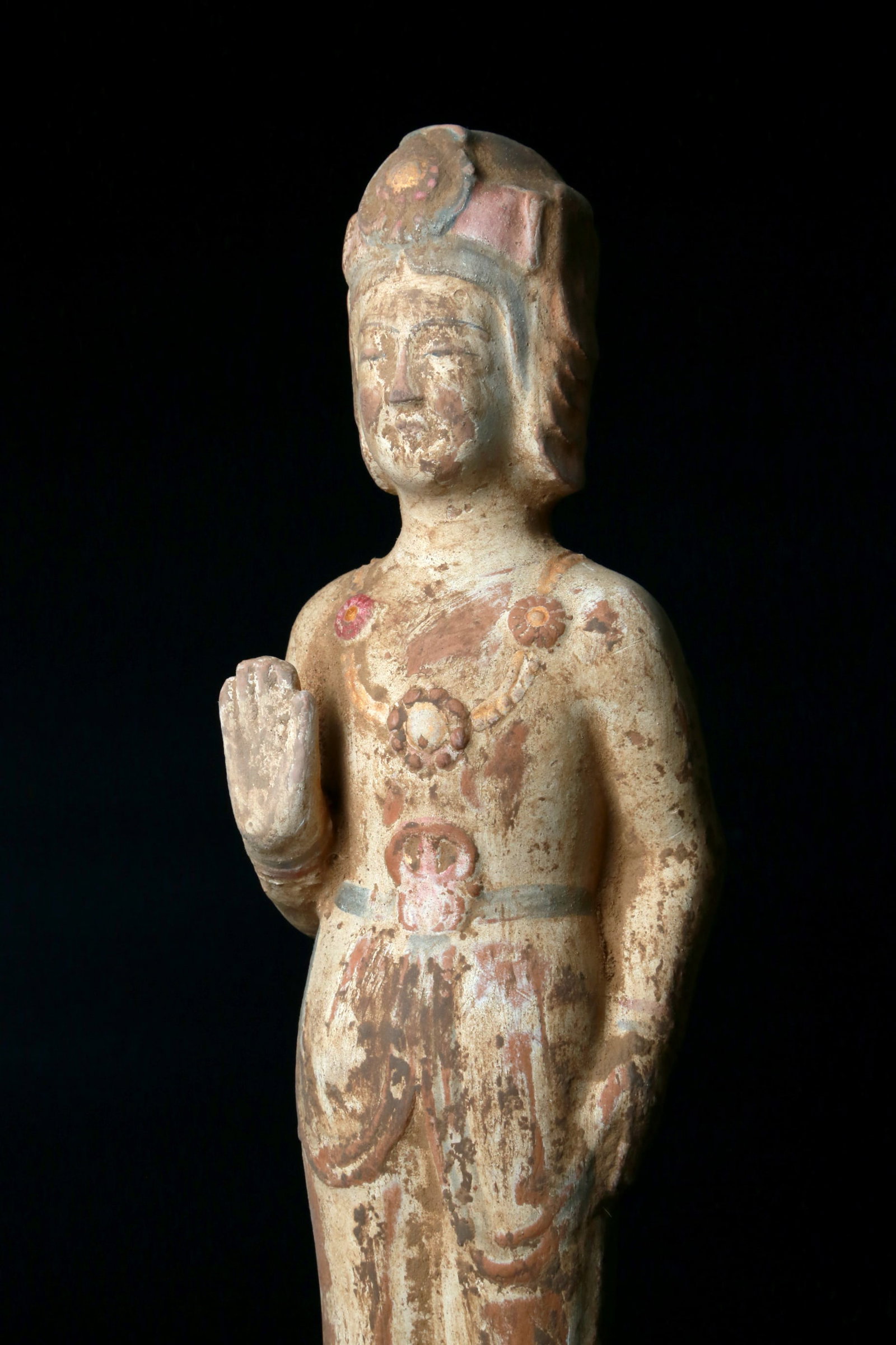 Guanyin Kwan-yin Statue Pottery Statue (1 of 9)