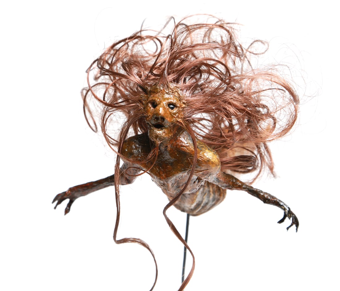 3000 Years Old Fiji Mermaid with stand (1 of 9)