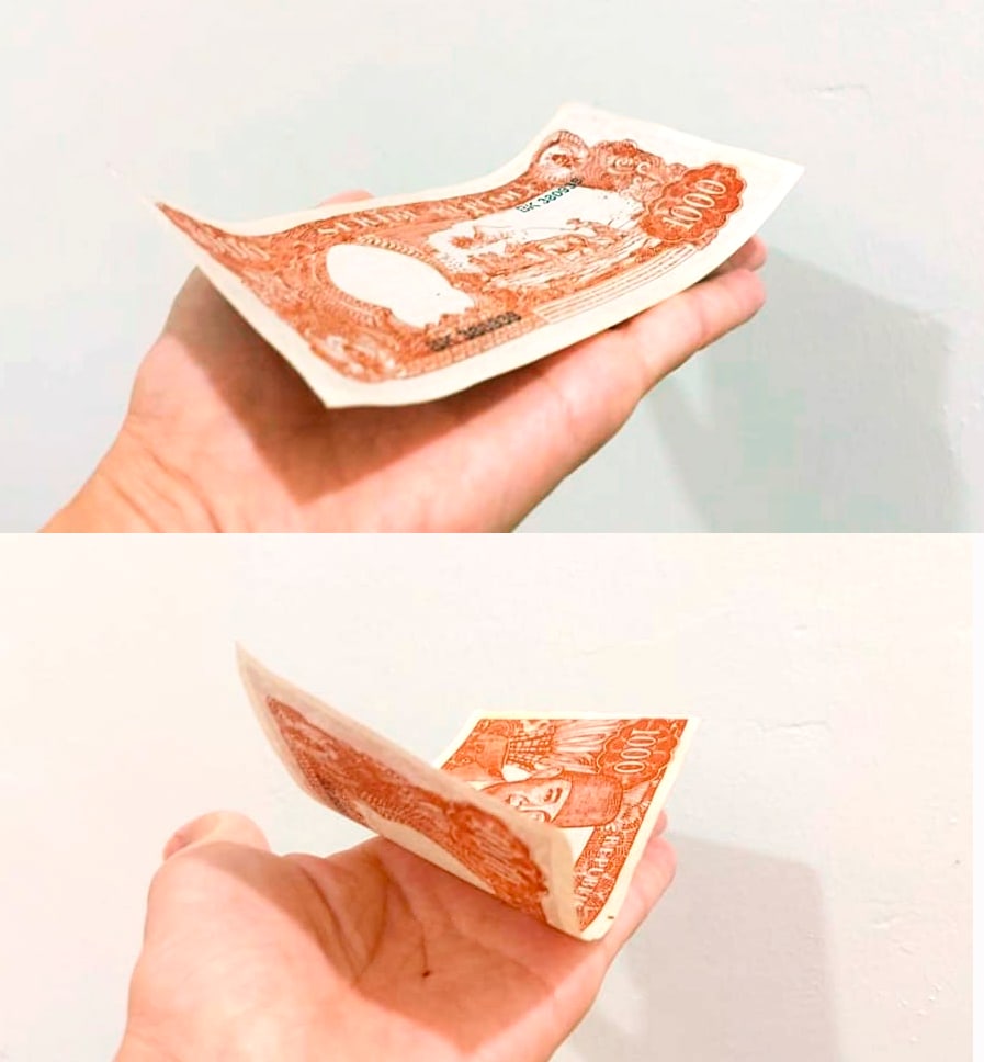 Mother of All Money, Folding on Hand Palm, Not Magic: Mother of All Money, Folding on Hand Palm, Not Magic Mother of All Money, Folding on Hand Palm. This is not magic or trick But it is called The Mother of all Money. It will fold on your hand palm. Pls