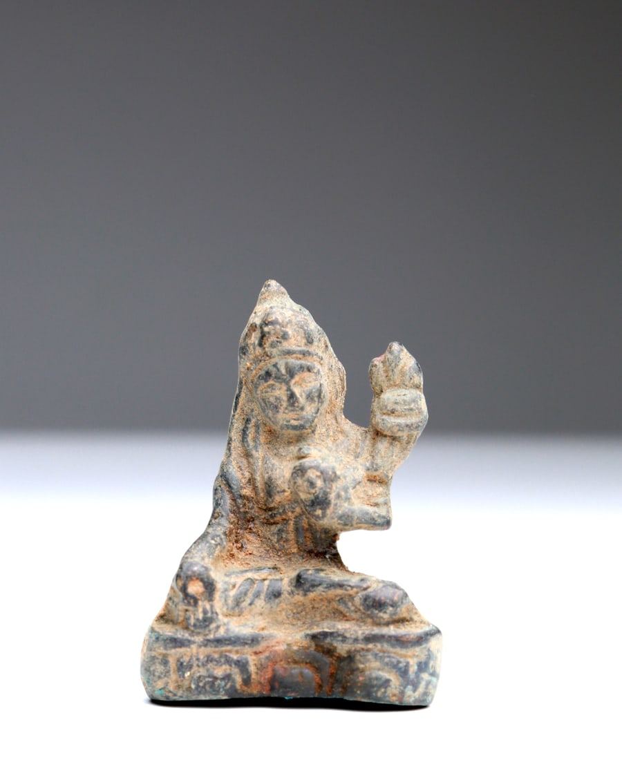 Antique Himalayan Nepalese Nepal Tibetan White Tara Statue (1 of 2)