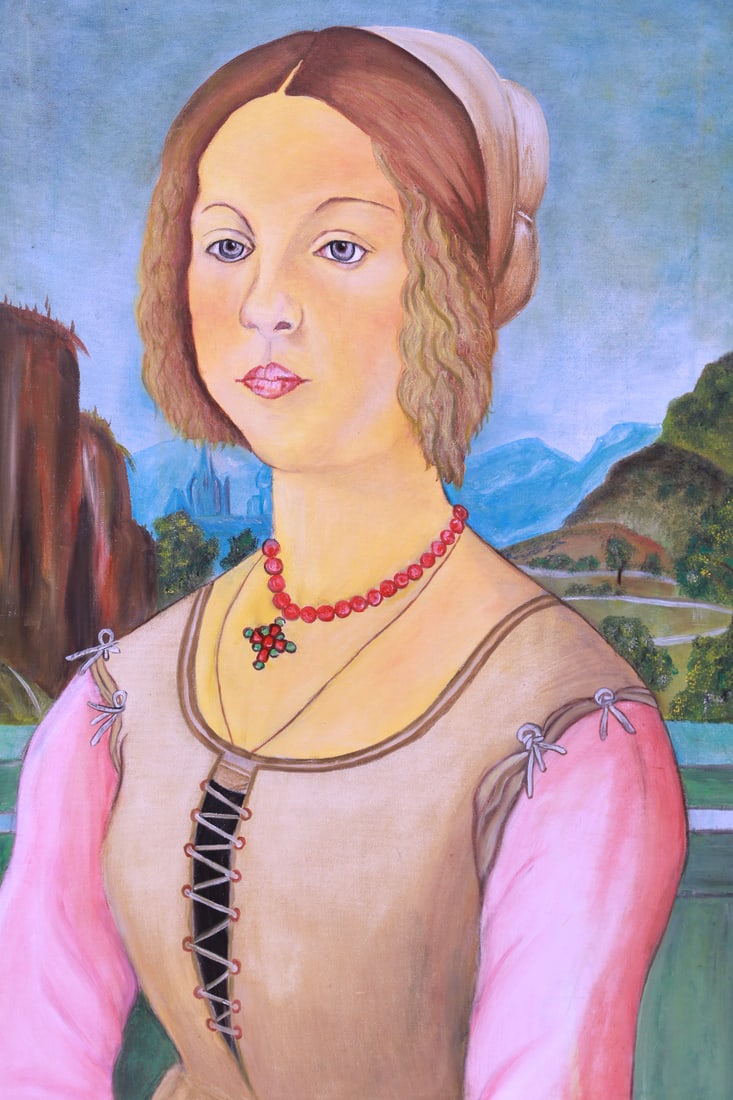 Original Big Painting from TSChin Oil Painting on Canvas: Original Big Painting from TSChin Oil Painting on Canvas Provenance: Private art collector. SIZE: 48cm x 77.7cm Sell without Frame COA: It also come with Certificate of Authenticity from the artist. T
