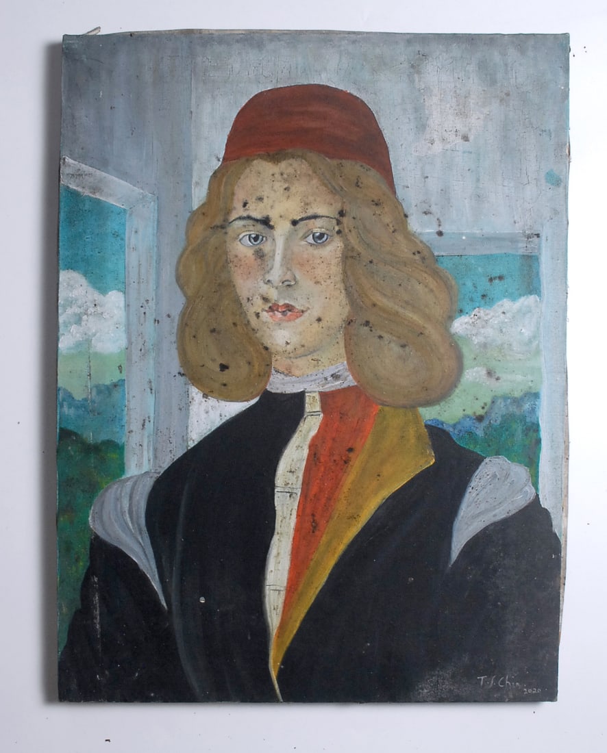 T.S.Chin Original Painting on Canvas: T.S.Chin Original Painting on Canvas. Size: 450 x 600mm. Shipping fee for this item: $250 Payment Method: PayPal, we accept PayPal for payments below $500, please request for PayPal invoice. For payme