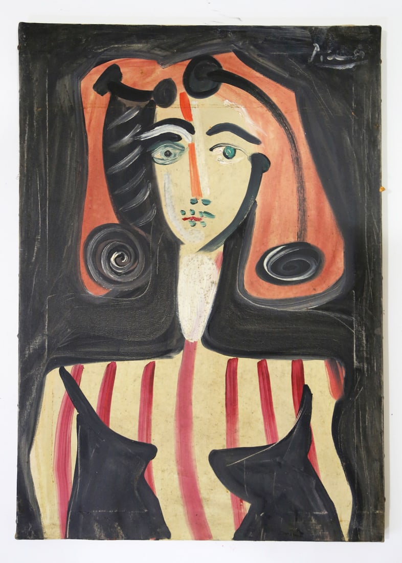 PABLO PICASSO OIL PAINTING ON CANVAS (1 of 11)
