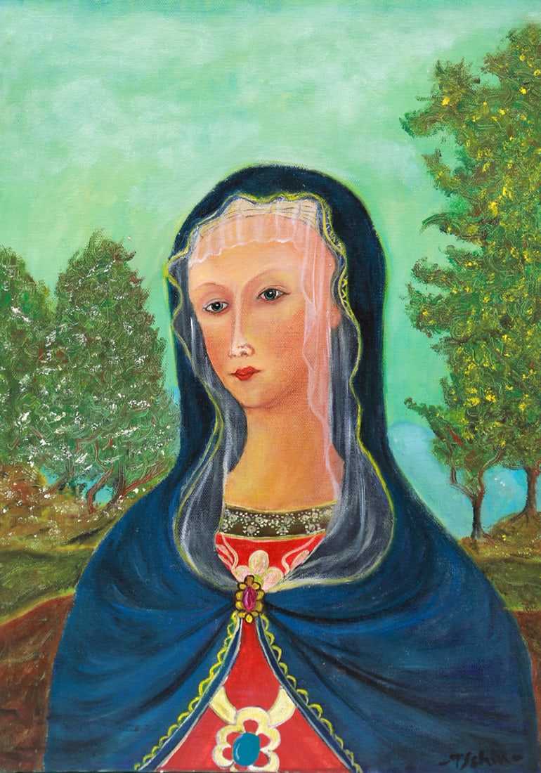 Original TSCHIN Oil Painting on Canvas (1 of 8)