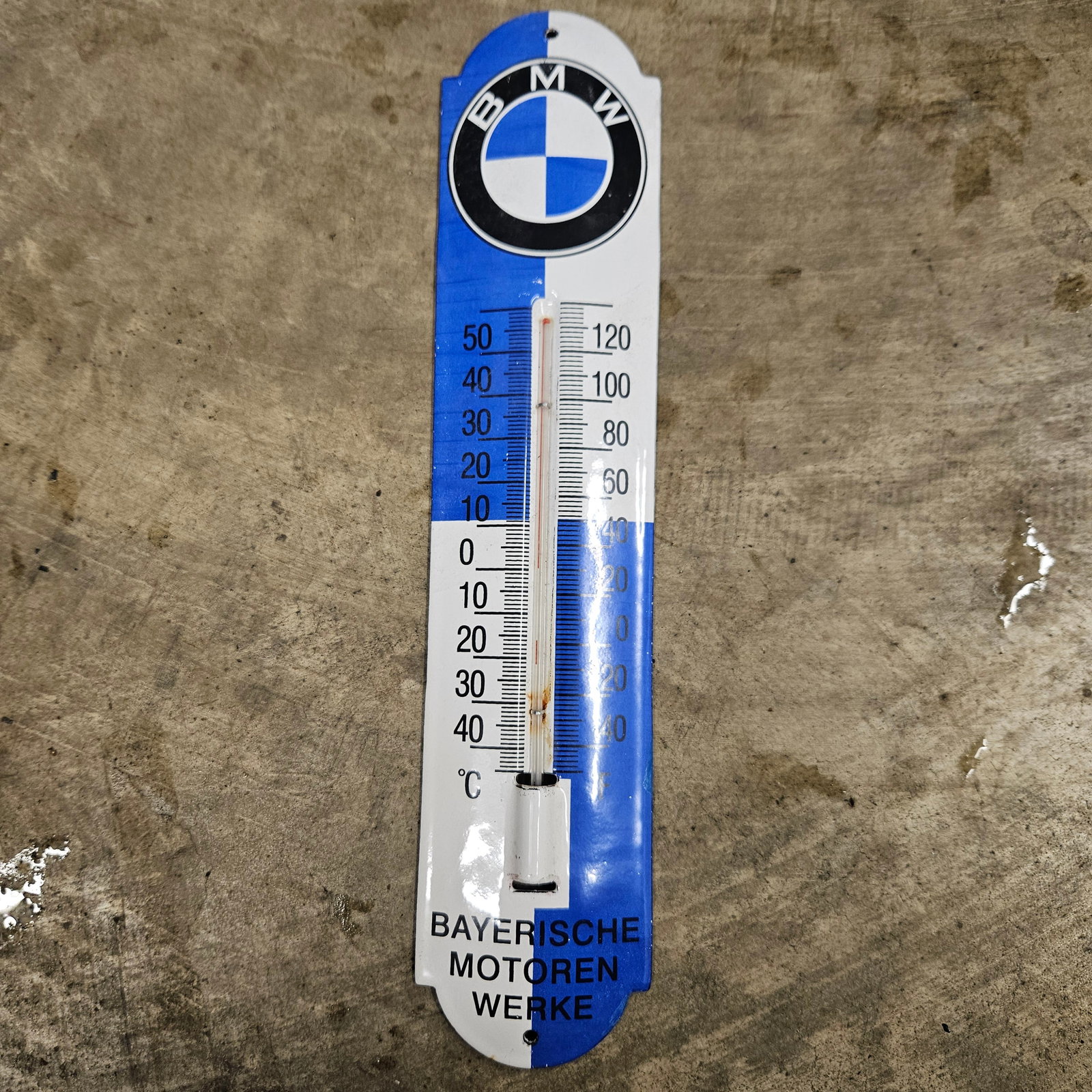 BMW Automotive Porcelain Thermometer (1 of 6)