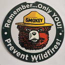 Classic Smokey Bear Porcelain Sign