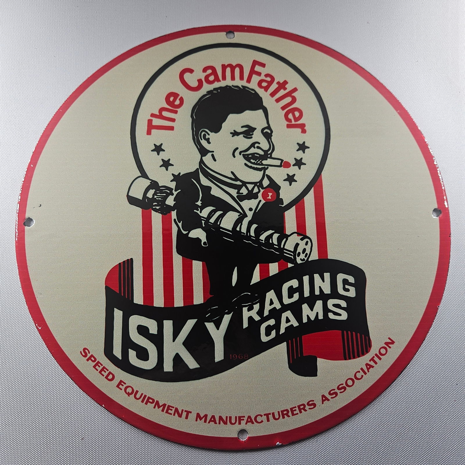 Isky Racing Cams 12-inch Porcelain Sign (1 of 2)