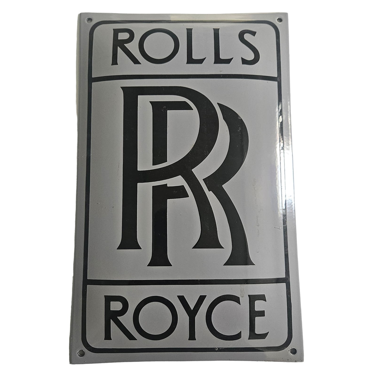 Authentic Rolls-Royce Porcelain Sign - A Luxurious Addition to Any Collection (1 of 4)