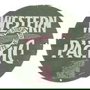 Vintage Western Pacific Feather River Route Porcelain Sign  Rare Collectible