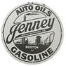 188. Vintage Jenney Manufacturing Co. Porcelain Sign ? Auto Oils & Gasoline, Boston 1925