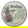271. Vintage 1963 Brother Rat Fink Porcelain Sign - Iconic California Car Culture Art