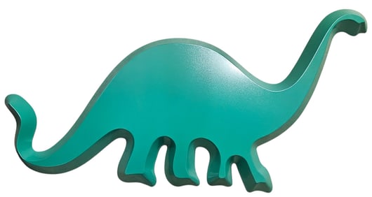 Sinclair Dino Gas & Oil 3D Bubble Sign ? Die Cut Embossed Rare Display  ~Approx. 36" x 23?