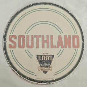 Vintage Southland Porcelain Sign - Classic Americana Collectible for Bidding