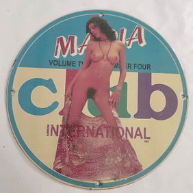 Vintage Porcelain Sign: 'Mafia Club' Volume Four - International Collector's Item