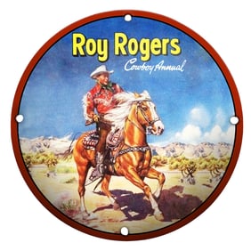 Roy Rogers Cowboy Annual Porcelain Sign ? A Nostalgic Tribute to the King of Cowboys
