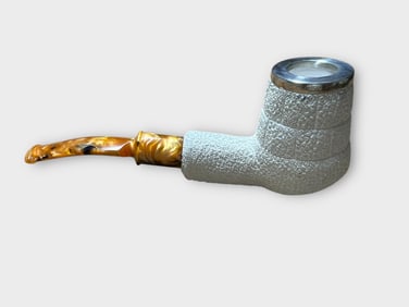 Exquisite Handcrafted Meerschaum Pipe: Master Artistry from Turkey