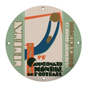 1923 World Football Championship Vintage Sign - Celebrating Football History