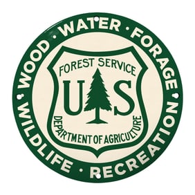 Authentic U.S. Forest Service Emblem - Celebrate Conservation and Nature