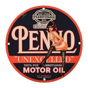 Vintage Pennzoil Motor Oil Sign: A Collector's Dream for Auto Enthusiasts